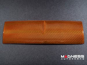 Jaguar F-TYPE Interior Trim - Carbon Fiber - Center Console Cover - Orange Candy Jaguar F-TYPE Interior Trim - Carbon Fiber - Center Console Cover - Orange Candy